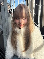 タロ(TALO)&nbsp;【TALO】柔レイヤーカットと儚ハイトーンカラー