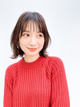 ミィ 浦和(mee) レイヤーボブ　顔まわり