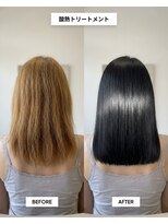 SENJYU 名古屋 名駅【髪質改善 縮毛矯正 白髪ぼかし特化サロン】【4月中旬~(予定)】 酸熱トリートメント/髪質改善ミディアムヘア
