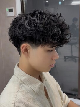 エルマーク 和歌山(L-MARK) 波巻きツイスパ/サーフカール/メンズ/men's/フェザーパーマ/眉毛