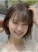 【MINX RICCa-ミンクスリッカー】外ハネボブ／切りっぱな しボブ