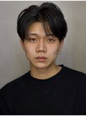 men's/顔周り/ニュアンスパーマ/黒染め/韓国/ダウンパーマ