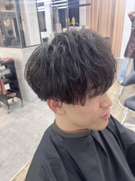 ロンドシエル 横浜(Lond ciel) men's/波巻きツイストスパイラル/フェザーパーマ/サーフカール