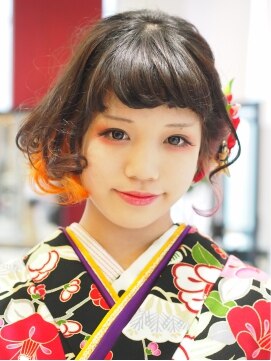 袴に似合うヘアカタログ特集 ショート編 着物のブログ