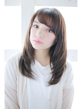 アウラ(Aula by marbles) 内巻きナチュラルストレート[横浜美容室30代40代50代]