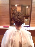 ルーズなポニーテール