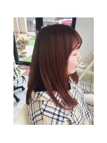 ヘアーメイク S&I&nbsp;レッドブラウンカラー