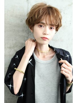 ブラン 梅田(Blanc) 【Blanc/梅田】丸みショート/無造作カール 1