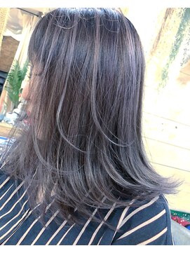 トーク 伊丹本店(TAL'KE) TAL'KE/バレイヤージュ×ラベンダーグレー_418