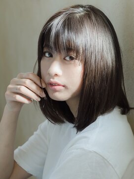 ティファ 銀座(Tiffa) 大人かわいい重めスタイル厚めバングワンカール前下がりロブ☆