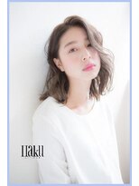 ヘア メイク ハク 横浜(hair make Haku) 前髪かきあげボブ