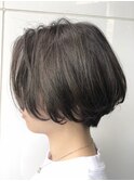 ハンサムショート×グレージュアッシュ 30代40代50代