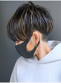 【morio池袋】かっこいい刈り上げマッシュショート♪