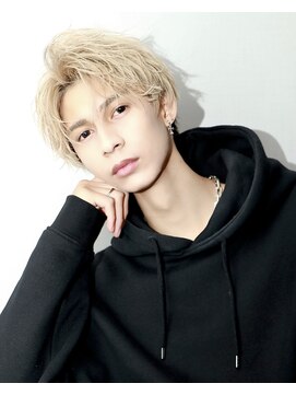 リップス 表参道店(LIPPS) ハイトーンセンターパート【レンウィービー】