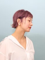 ボンドバイテトテ 三宮元町(BONDbytetote) ピンクベージュ外ハネ【中谷ユウ】