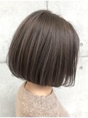 【kanna】ミニボブとグレージュカラー