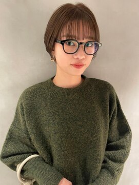 アオイ(aoi.) 薬院【aoi.】compact short.brown beige