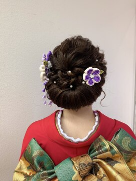 フレンズ friends 成人式ヘアセット