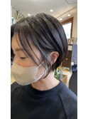 ショートボブ 耳掛け