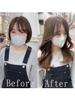 あるじゃんすー 池袋店&nbsp;ナチュラルブラウン#シールエクステ#くびれヘア#韓国#美髪#池袋