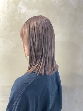 ゲーム 渋谷店(GAME) ダブルカラーミルクティーグレージュケアブリーチハイトーンボブ