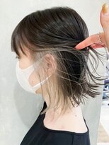 アルバム 渋谷パルコ(ALBUM)&nbsp;インナーホワイト_チェリーブラウンフェミニンロング_ba333681