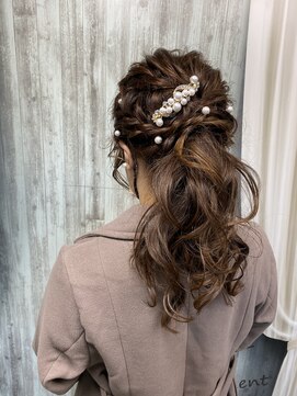 フレーム へアアンドトリートメント 天王寺北口店(FRAME) 結婚式参列スタイル