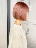 ピンクボブ__ヘルシースタイル