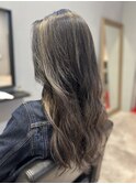 【neutral】コントラストバレイヤージュカラー