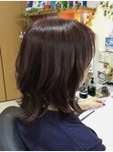 白髪ぼかし×イルミナカラー新色☆サンセット ×ミディレイヤー