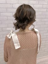 ヘアースタジオ シーオーイー(hair studio C-O-E) 大人可愛いツインアレンジ