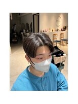 グラスバイネオリーブ 大倉山駅前店(grace by neolive)&nbsp;MEN'SHAIR/アップバング/ハイライト/束感ショート/波巻き