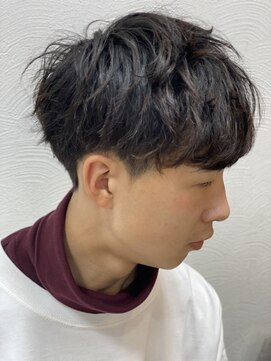 スウェル 船橋店(Swell) ハイライト/マッシュパーマ/束感/波巻き/メンズ