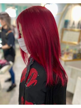 マティーナ ヘアー 池袋(Matina hair) 【かっこいい赤髪/シャンクス風】20代30代40代50代