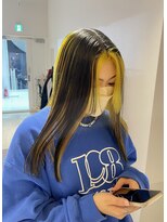 オンザ(ONTHE)&nbsp;アンブレラ　 black×yellow