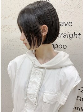 モリオ フロム ロンドン サッポロファクトリー店(morio FROM LONDON) 【morio札幌】札幌ボブ　大人かわいい黒髪丸みショートボブ