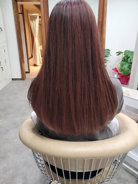 ナビ(NAVI) 【NAVI】ロング×ピンクハイライト