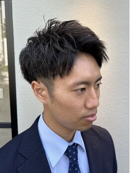 メンズココ 清澄白河店(MENS COCO)の写真/ビジネスシーンでもお洒落なヘアスタイルを*時短で清潔感のあるパーマスタイルをご提案致します[清澄白河］