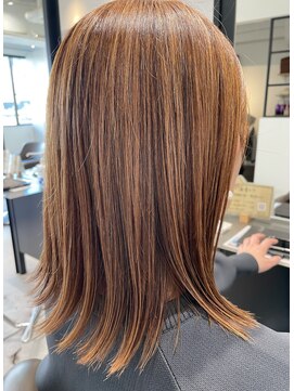 クラップス 弘明寺店(CLAPS) 外ハネミディ×ウィービングハイライト