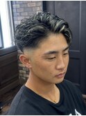 メンズパーマ　リバースパーマ　スキンフェード　メンズメッシュ