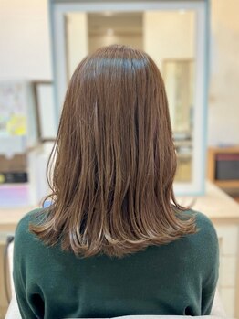 ヘアーアンドメイク リアン(Hair&Make Lien)の写真/ファーストグレイの方にもおすすめ◎髪本来の自然な美しさを引き出す、肌に馴染むヘアカラーをご提案＊