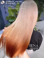 イエナ 渋谷(IENA)&nbsp;オレンジカラー　デザインカラー　ケアブリーチ　ダブルカラー