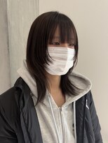 ヨーク(YOKE)&nbsp;【YOKE】ウルフカットレイヤーミディアム顔周りカット前髪カット