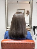 黒染め黒髪からの、透明感ブランジュ..~*＊.