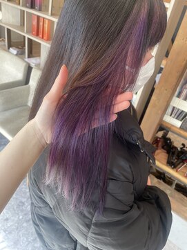 アヴァンス ジェイアール和歌山店(AVANCE.) インナーカラー×バイオレット