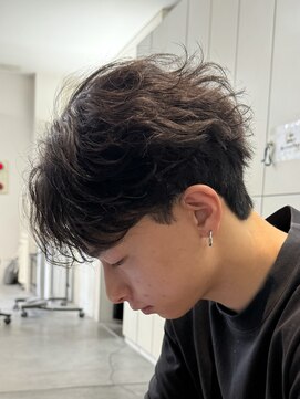 バース 梅田中崎町店(BIRTH) フェザーパーマ センターパート