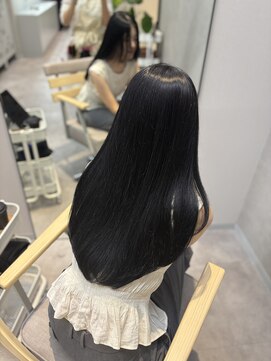 オンド(ONDO) Blue-black × 髪質改善ストレート /yuna