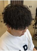 マッシュ/スパイラル/メンズパーマ/池袋メンズカット