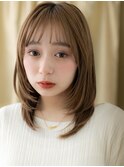 細めハイライト前下がりレイヤーカットA3浦和20代30代