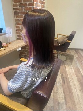 トリート(TREAT) ワインレッドカラー